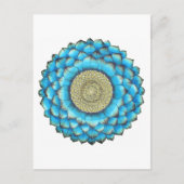 Mandala handgetekende print briefkaart (Voorkant)
