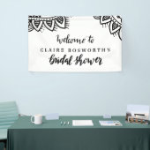 Mandala Handwrite Vrijgezellenfeest Boho Spandoek (Beurs)