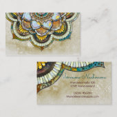 Mandala Happiness Visitekaartje (Voorkant / Achterkant)