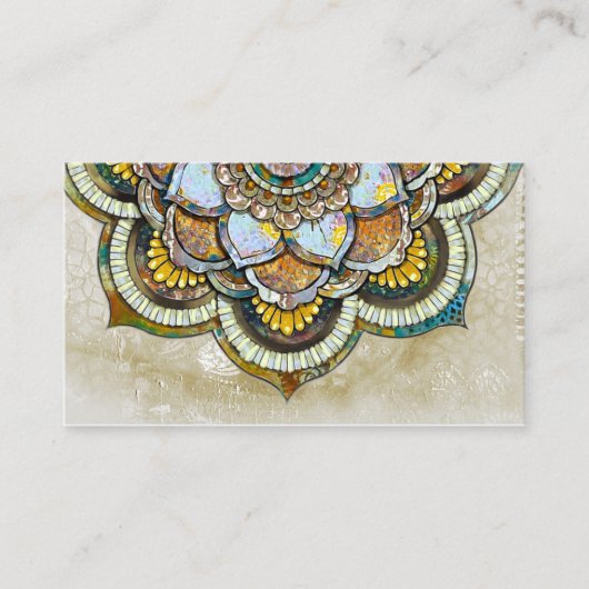 Mandala Happiness Visitekaartje (Voorkant)