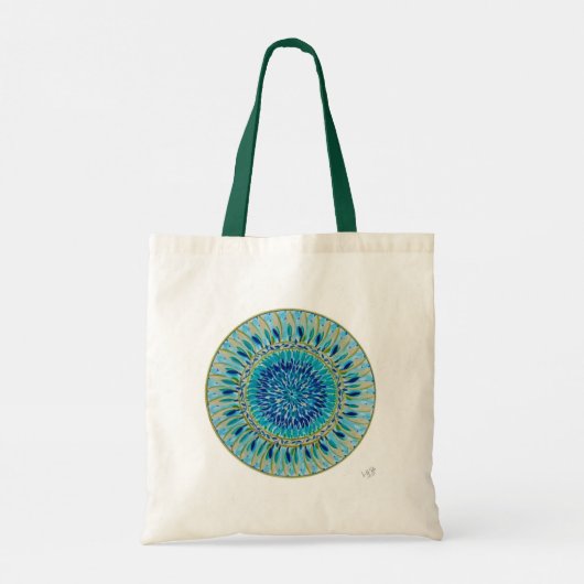 Mandala Harmonia Oceânica Tote Bag (Achterkant)