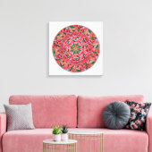 Mandala Harmonia Radiante Canvas Afdruk (Insitu (Woonkamer))