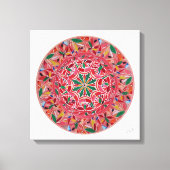 Mandala Harmonia Radiante Canvas Afdruk (Voorkant)