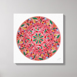 Mandala Harmonia Radiante Canvas Afdruk