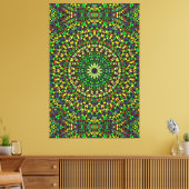 Mandala Harmony – Premium Wrapped Canvas Elegance (Insitu (Woonkamer))