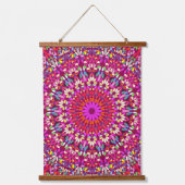 Mandala Harmony Wall Tapestry Wood-Topped Hangend Wandkleed (Voorkant 3)