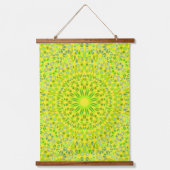 Mandala Harmony Wall Tapestry Wood-Topped Vertical Hangend Wandkleed (Voorkant 3)