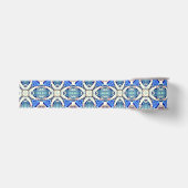 mandala harst patroon blauw grosgrain lint (Voorkant)