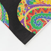 Mandala Harten Fleece Deken (Hoek)