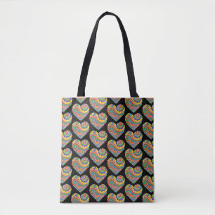 Mandala Harten Tote Bag