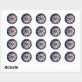 Mandala Heart Sticker (Vel)