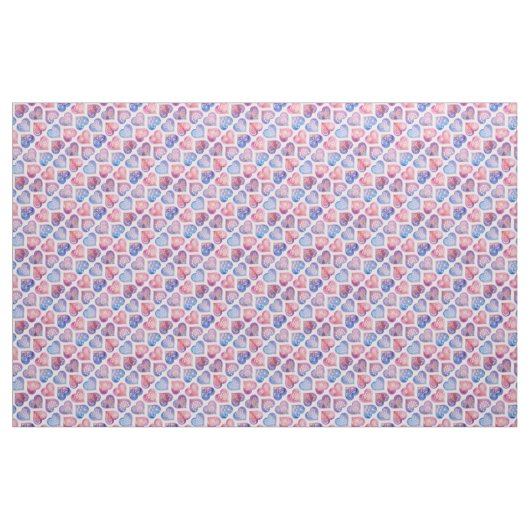 Mandala Hearts Pattern Stof (Fat Quarter)