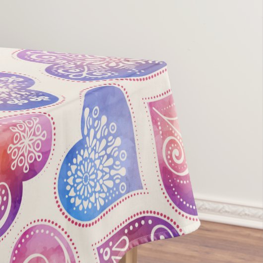 Mandala Hearts Pattern Tafelkleed (Voorbeeld)