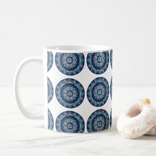 Mandala Heilig Geometrisch Patroon Yoga Instructeu Koffiemok