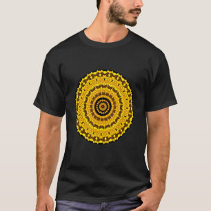 Mandala Heilige Geometrie Prana Yoga Mantra Om 9 T-shirt