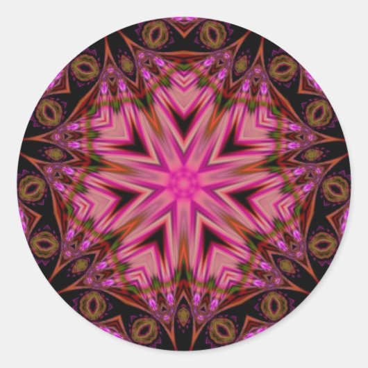 Mandala Heilige Kringen #001 Sticker (Voorkant)