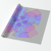 Mandala helder krijt schets cadeaupapier (Uitgerold)