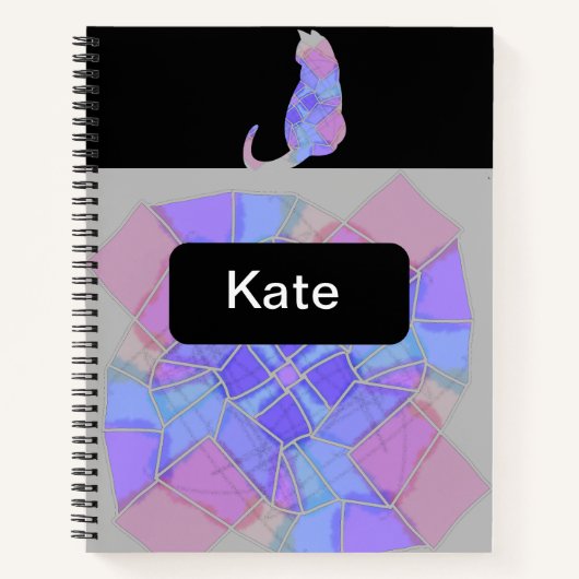 Mandala Helder Krijt Schets Notitieboek (Voorkant)