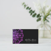 Mandala Henna Artist Yoga Macrame Visitekaartje (Staand voorkant)