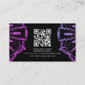 Mandala Henna Artist Yoga Macrame Visitekaartje (Achterkant)