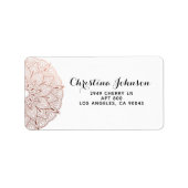 Mandala Henna Etiket (Voorkant)