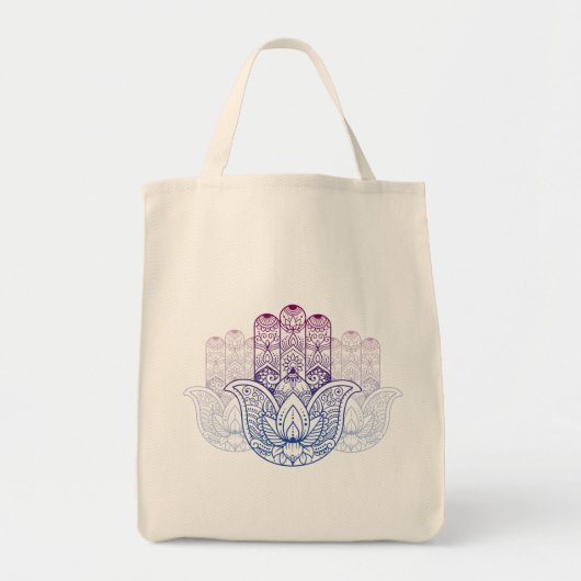 Mandala Henna | Lotus Hand Tote Bag (Voorkant)