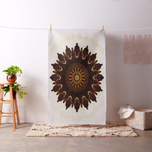 Mandala Herfst Flower..... Stof