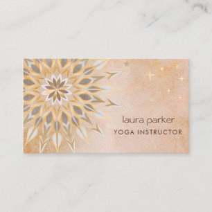 Mandala Holistic Lotus Floral Zen Meditatie Yoga Visitekaartje