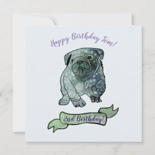 Mandala Hond Verjaardagsfeestje Franse Bulldog Kaart