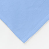 Mandala in blauw Fleece Deken (Hoek)