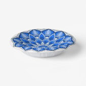 Mandala in blauw Papier Bord (Gebogen)