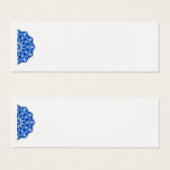 Mandala in blauw Profiel Kaart (Voorkant /achterkant)