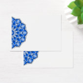 Mandala in blauw Profiel Kaart (Bureau)