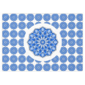 Mandala in blauw Tafelkleed (Voorkant (Horizontaal))