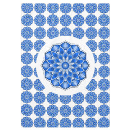 Mandala in blauw Tafelkleed