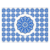 Mandala in blauw tafelkleed (Voorkant (Horizontaal))