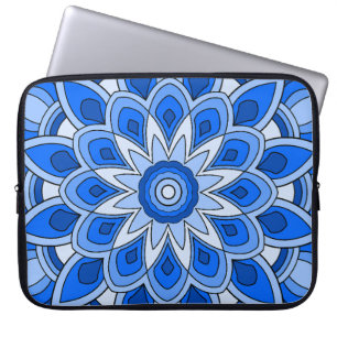 Mandala in blauwe Elektronica Tas