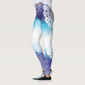 Mandala in Blue Hues Leggings (Links)