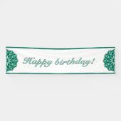 Mandala in green spandoek (Horizontaal)