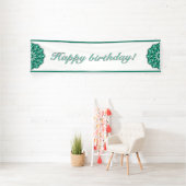 Mandala in green spandoek (Insitu)