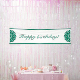 Mandala in green spandoek