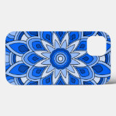Mandala in het blauw Case-Mate iPhone case (Achterkant (horizontaal))