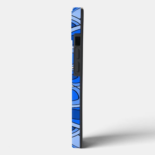 Mandala in het blauw Case-Mate iPhone case (Achterkant / Links)
