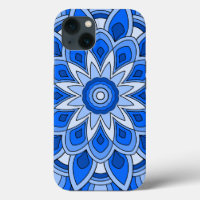 Mandala in het blauw