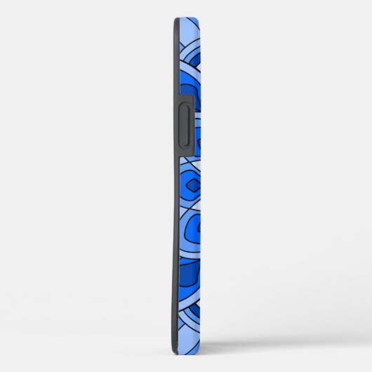 Mandala in het blauw Case-Mate iPhone case (Achterkant / Rechts)