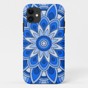 Mandala in het blauw Case-Mate iPhone case