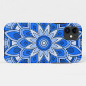 Mandala in het blauw Case-Mate iPhone case (Achterkant (horizontaal))