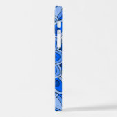 Mandala in het blauw iPhone hoesje (Linkerkant)