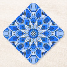 Mandala in het blauw