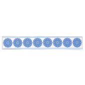 Mandala in het blauw lange tafelloper (Horizontaal)
